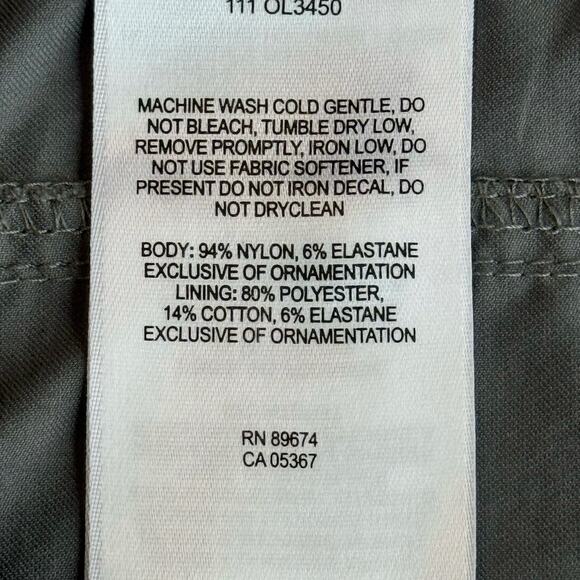 Mountain Hardwear Women's Athletic Skirt 8 Grey Stretch Outdoor Hiking - Picture 5 of 9